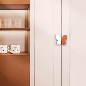 Butterfly-Shaped Colorful Decorative Cabinet Handle