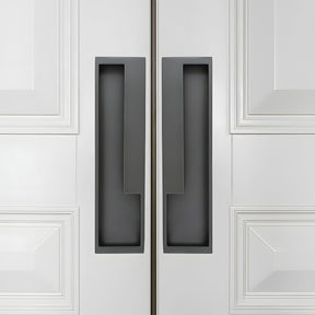 Left Right Hidden Slotted Recessed Handles