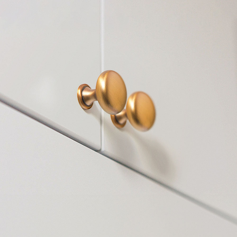 Classic Gold Zinc Alloy Kitchen Wardrobe Cabinet Handles