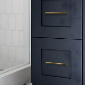 Simple Gold Brass Cabinet Handles