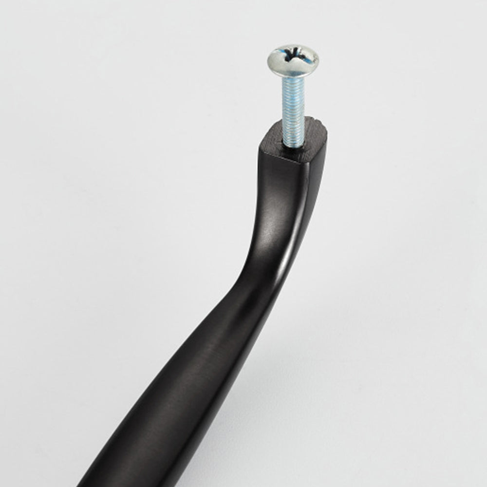 Modern Minimalist Curved Cabinet Drawer Pull Handles