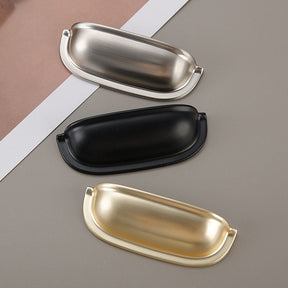 Classic Modern Zinc Alloy Kitchen Cabinet Drawer Cup Handles