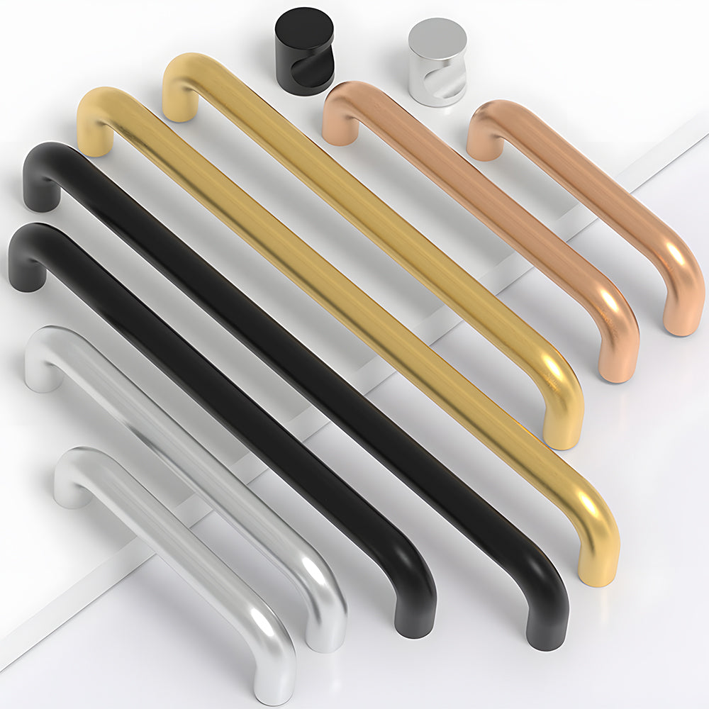 Space Aluminum Alloy Light Cabinet Handles
