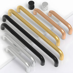 Space Aluminum Alloy Light Cabinet Handles