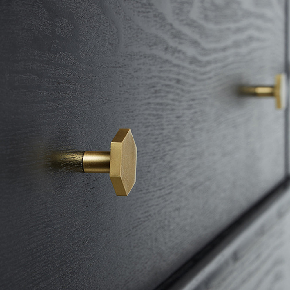 Brass Gold Cabinet Bar Pull and Knob for Kitchen