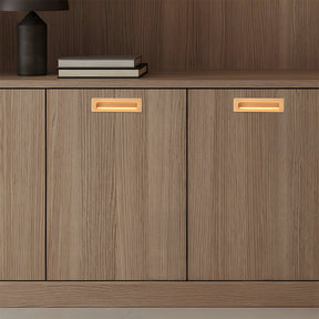 Retro Invisible Recessed Finger Edge Pull Cabinet Handles