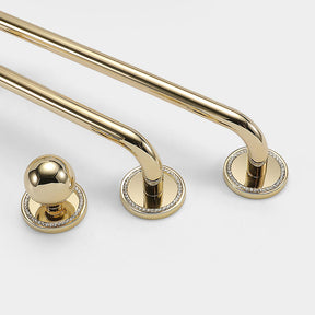 Decorative Zinc Alloy Gold Kitchen Cabinet Handles