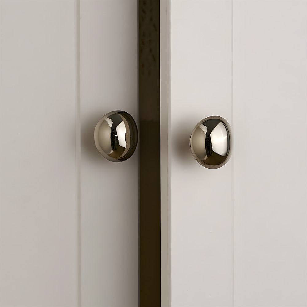 Organic Pebble Brushed Mushroom Cupboard Knobs