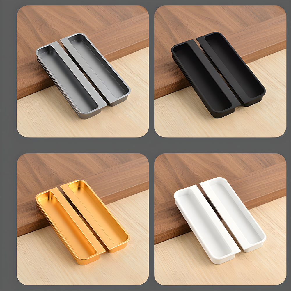 Simple Sliding Door Handles Flush Finger Pulls