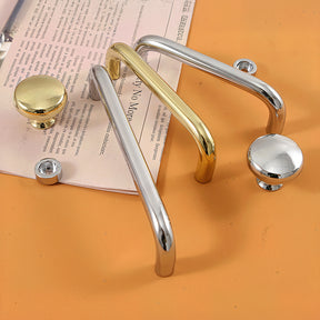 French Retro Brass Wardrobe Drawer Handles