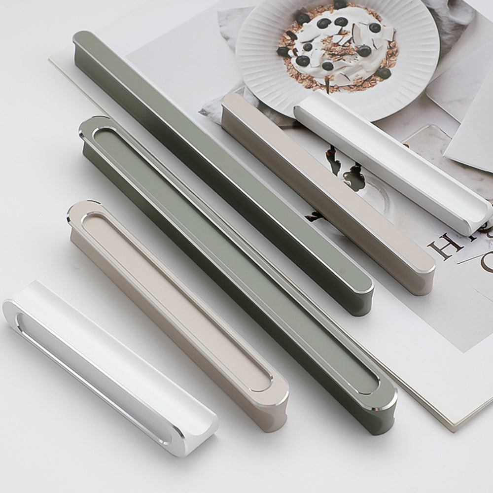 Decorative Aluminum Alloy T-Shaped Round Cabinet Edge Handle