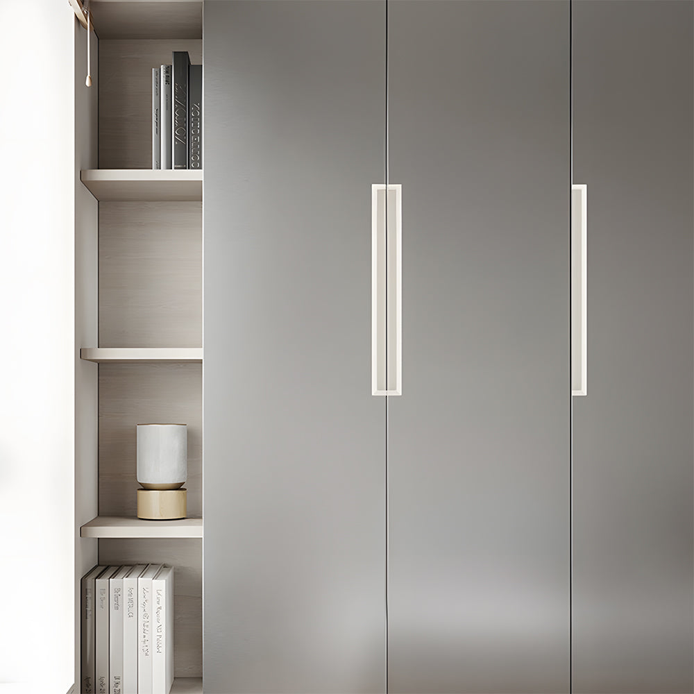 Modern Square Recessed Flush Finger Pulls for Cabinet