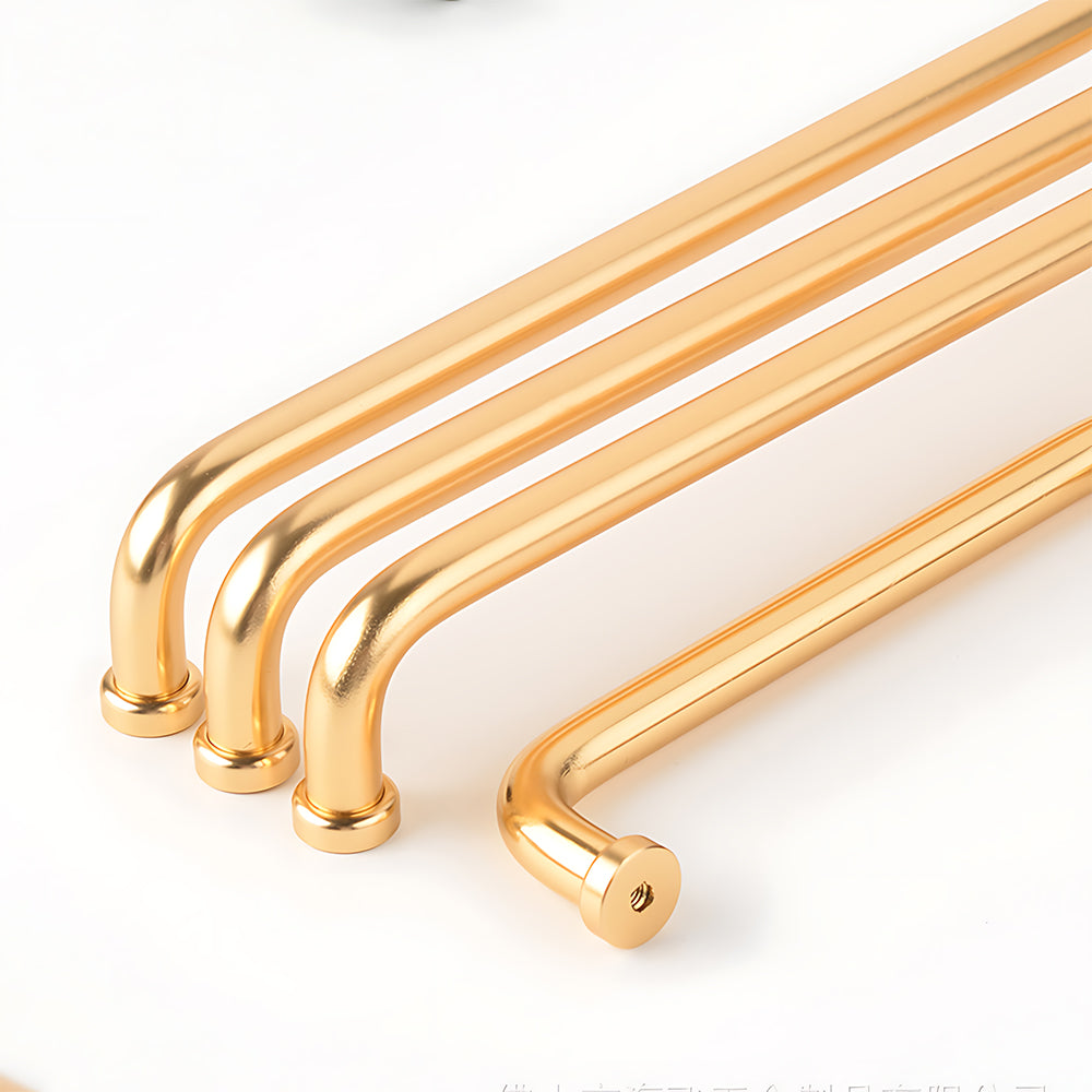 French Minimalist Rounded Arc Cabinet Handles