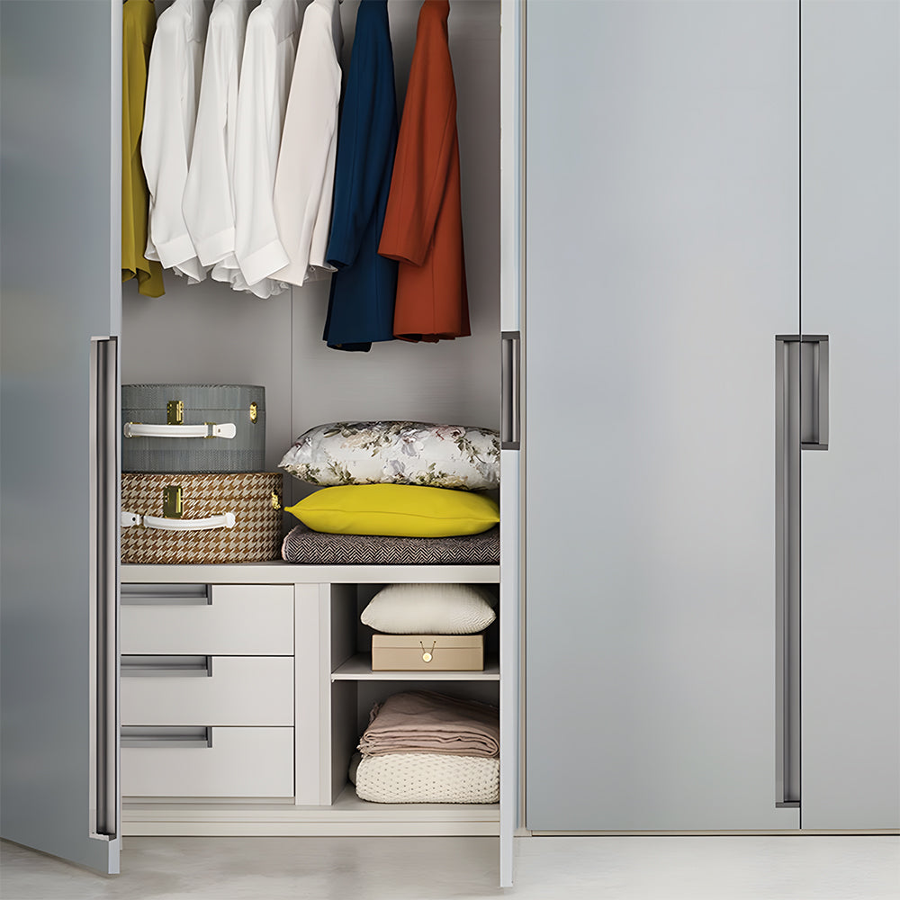 Minimalist Aluminum Alloy Flush Finger Edge Pulls