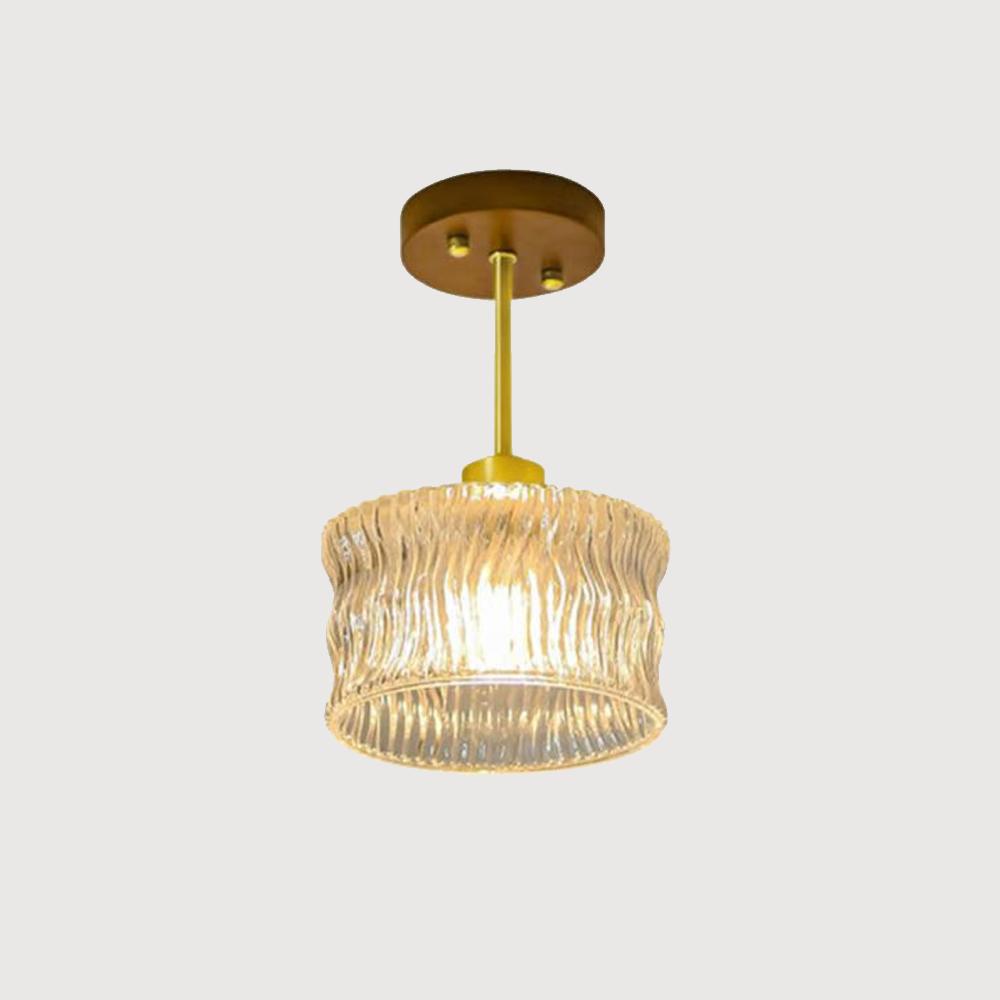 Flower Glass Hallway Ceiling Lighting