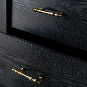 Vintage Brass Wardrobe Cabinet Door Handles