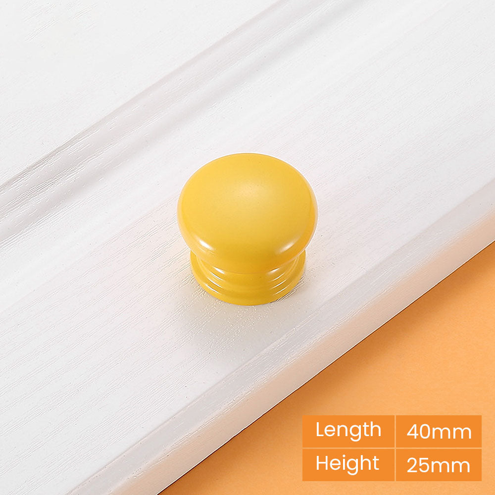 Minimalist Wooden Macaron Eco-Friendly Wardrobe Cabinet Handle