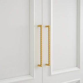 Vintage Spherical Brass Kitchen Cabinet Handles