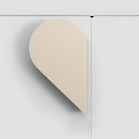 Colorful Heart-Shaped Cartoon Wardrobe Door Handle