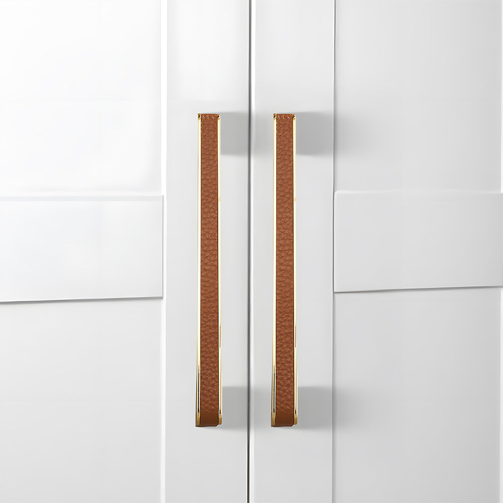 Nordic Modern Simple High-grade Leather Handle