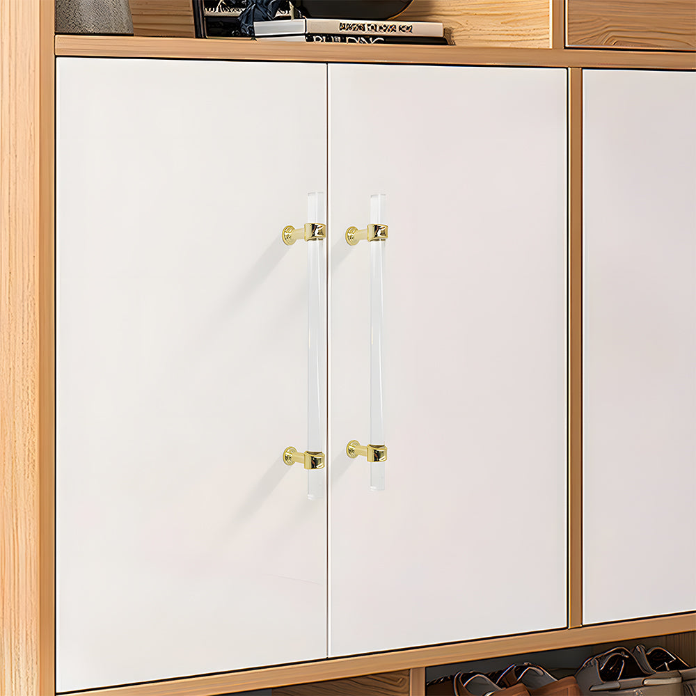 Simple Acrylic Transparent Bathroom Cabinet Handles