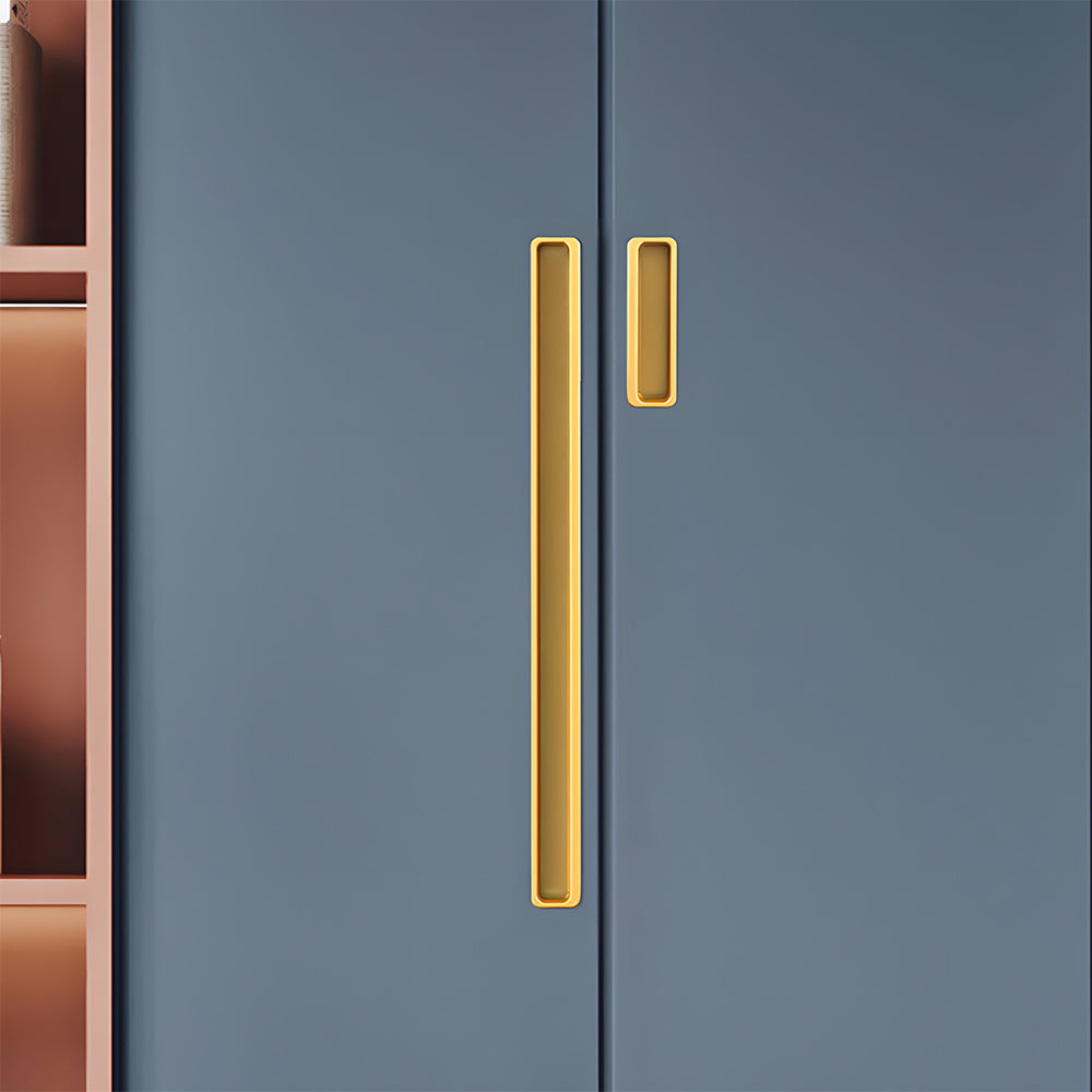 Modern Slotted Recessed Concealed Cabinet Handles