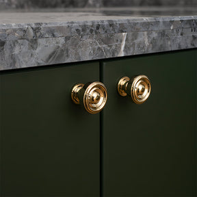 Retro Gold Brass Wardrobe Handles And Knobs