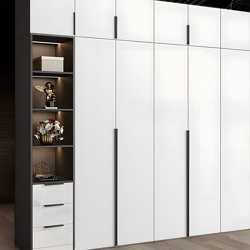 Best Aluminum Alloy Wardrobe Door Invisible Edge Cabinet Handles