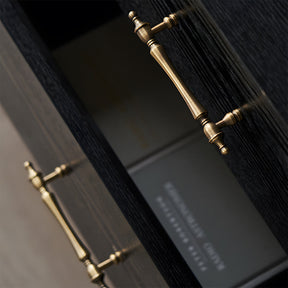 Vintage Brass Wardrobe Cabinet Door Handles