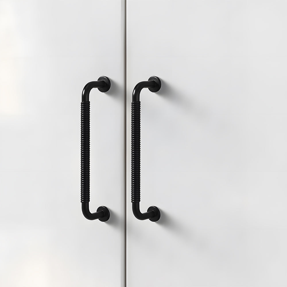 Modern Threaded Wardrobe Kitchen Cabinet Handles