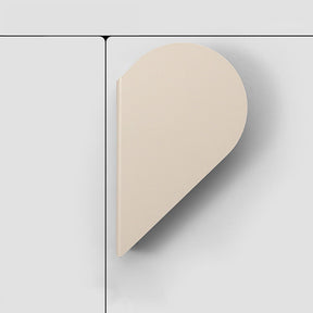 Colorful Heart-Shaped Cartoon Wardrobe Door Handle