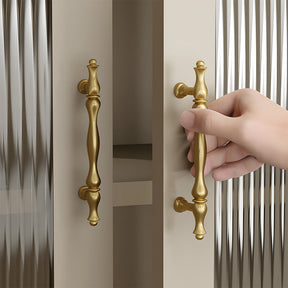 French Style Solid Brass Cabinet Drawer Handles