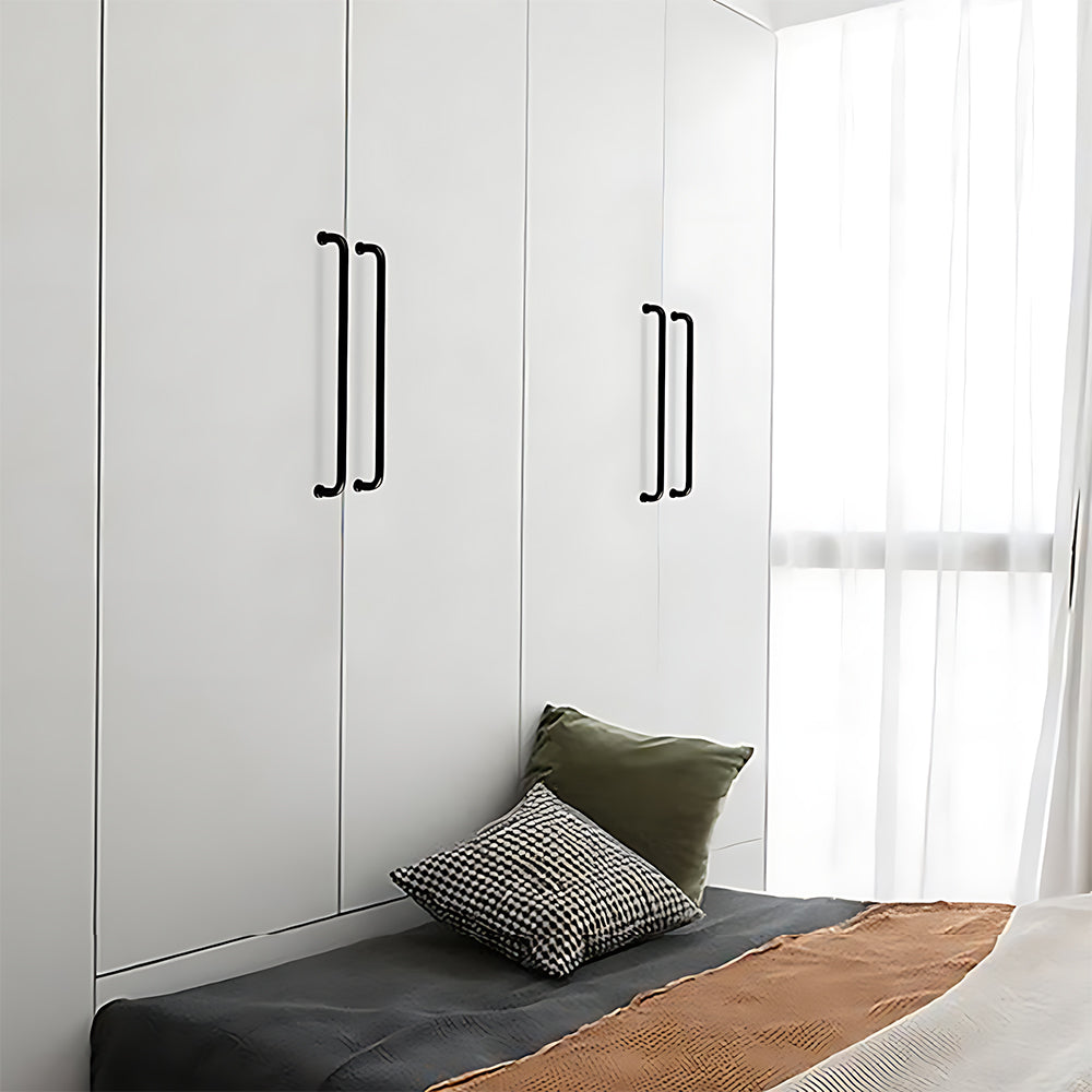 French Minimalist Rounded Arc Cabinet Handles