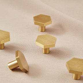 Brass Gold Cabinet Bar Pull and Knob for Kitchen