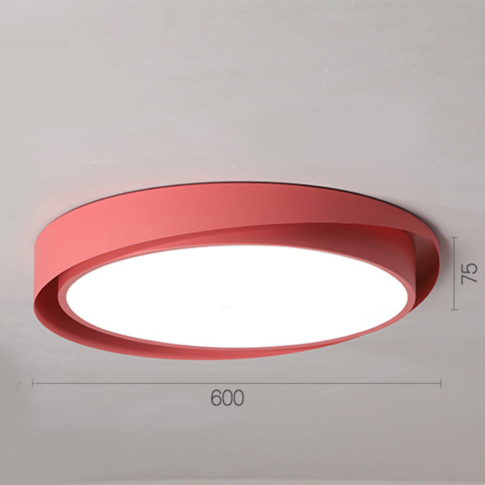 Colorful Contemporary Round LED Ceiling Lights