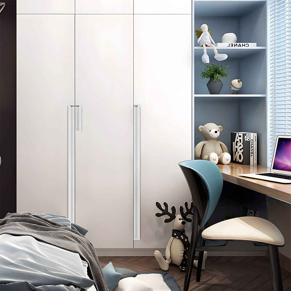 Minimalist Aluminum Alloy Flush Finger Edge Pulls