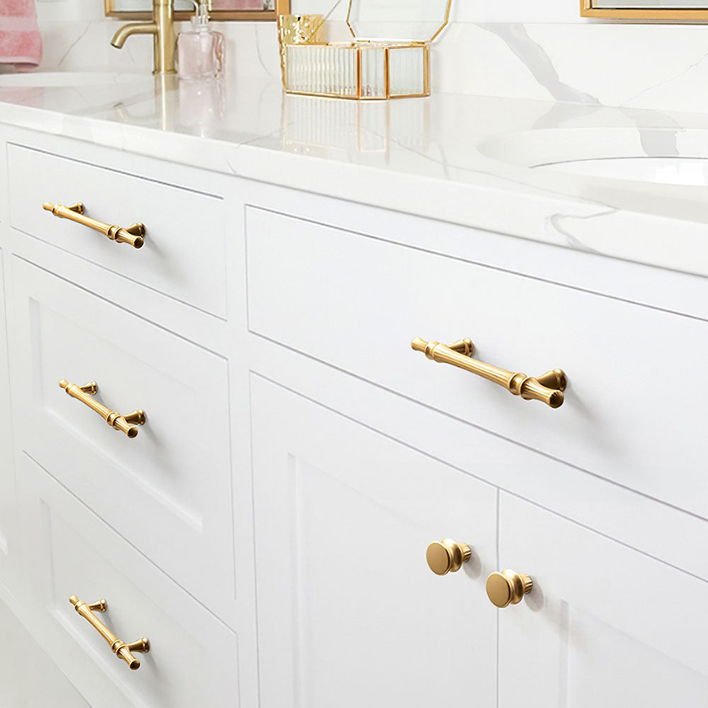 Modern Luxury Gold Wardrobe Cabinet Handles