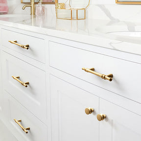 Modern Luxury Gold Wardrobe Cabinet Handles