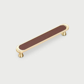 Modern Deco Leather Drawer Handles