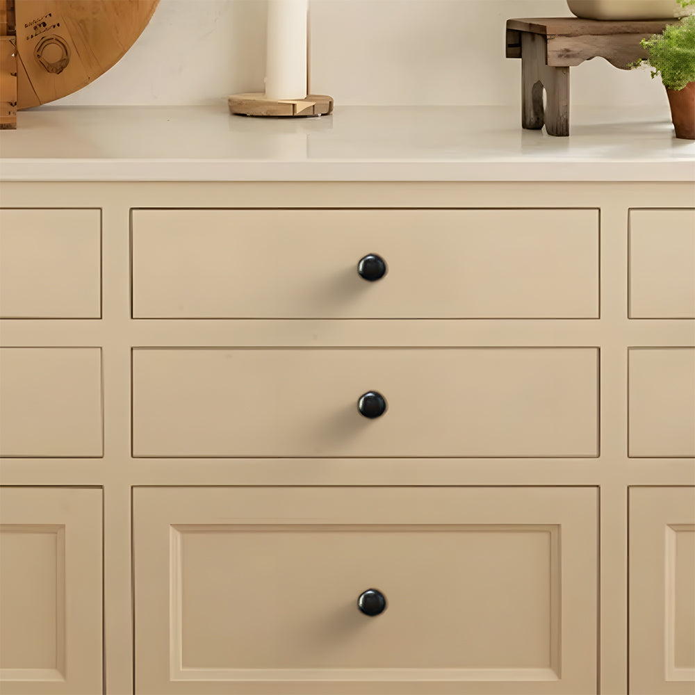 38mm Round Drawer Knob Kitchen Hardware for Dresser