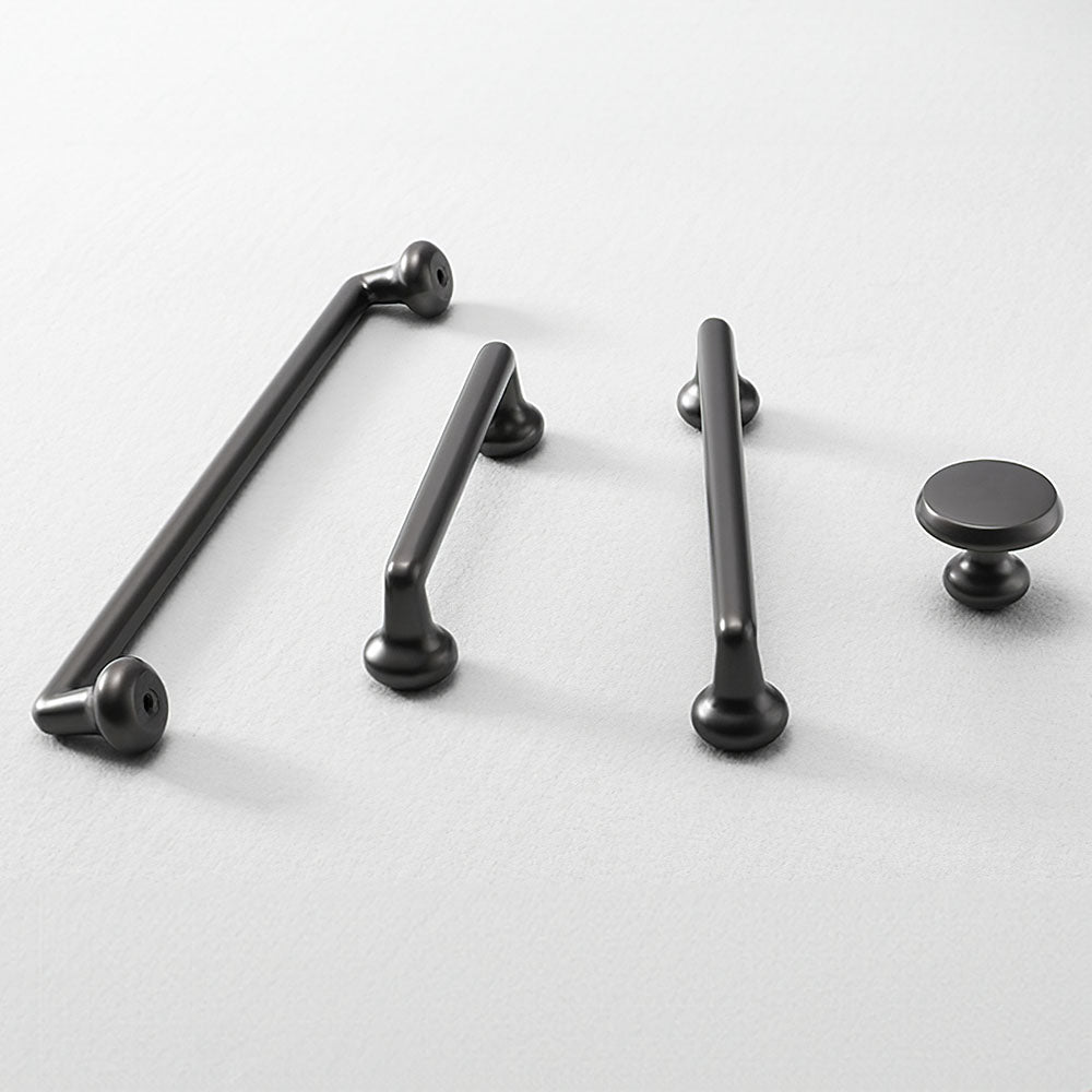 Classic Zinc Alloy Long Solid Cabinet Handles