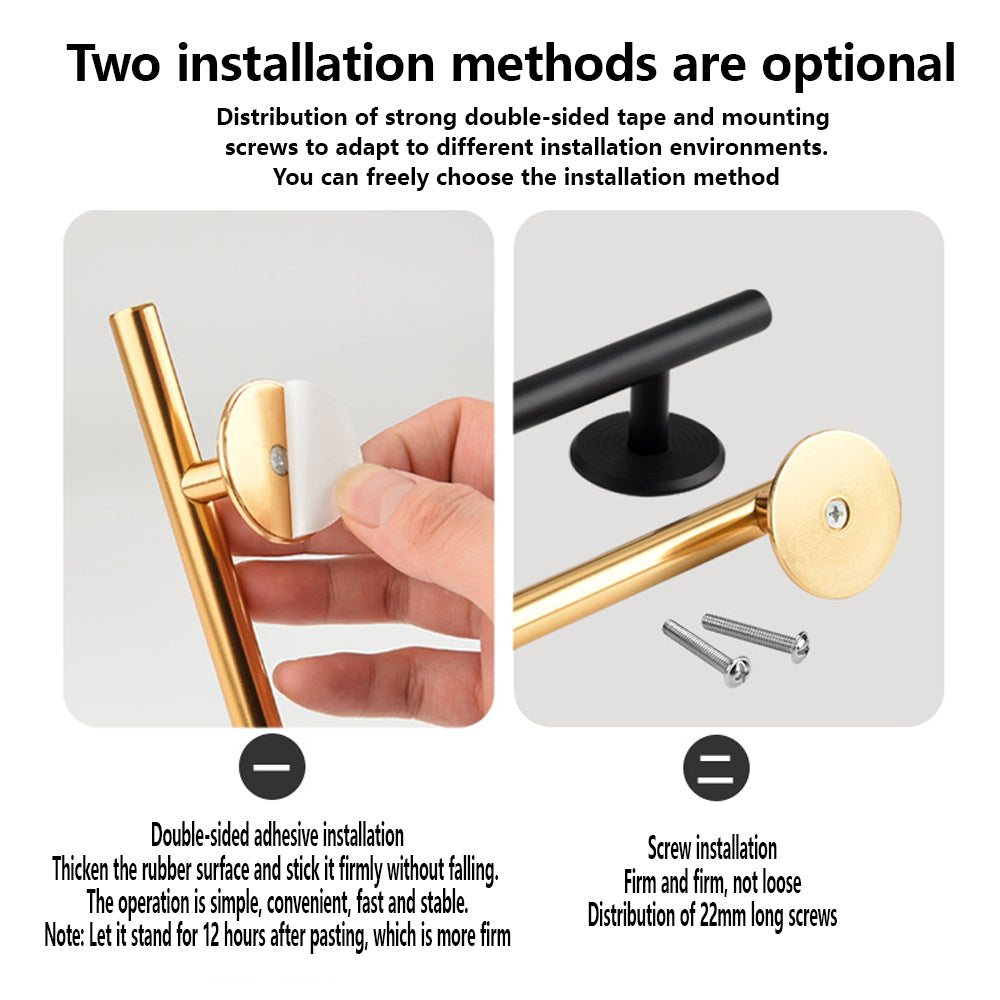 Simple Cabinet Handle with Round Base and Round Handle