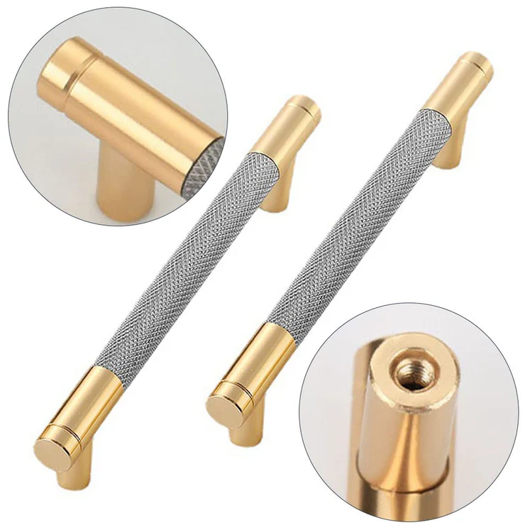 1 Pack Modern Knurled Cabinet Handle