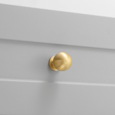 Smooth Brass Gold Solid Wardrobe Pull Handles