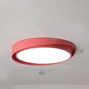 Colorful Contemporary Round LED Ceiling Lights