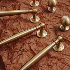 French Luxury Brass Wardrobe Door Cabinet Handles