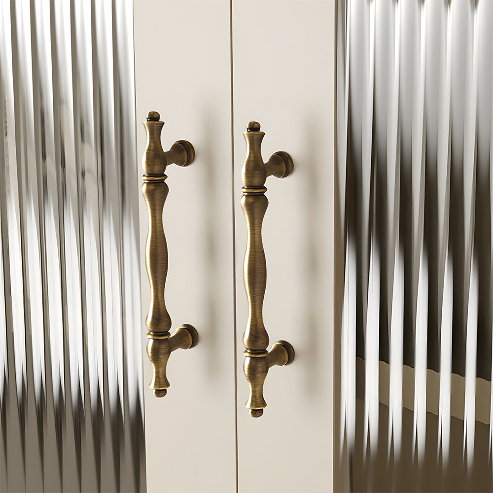 French Style Solid Brass Cabinet Drawer Handles