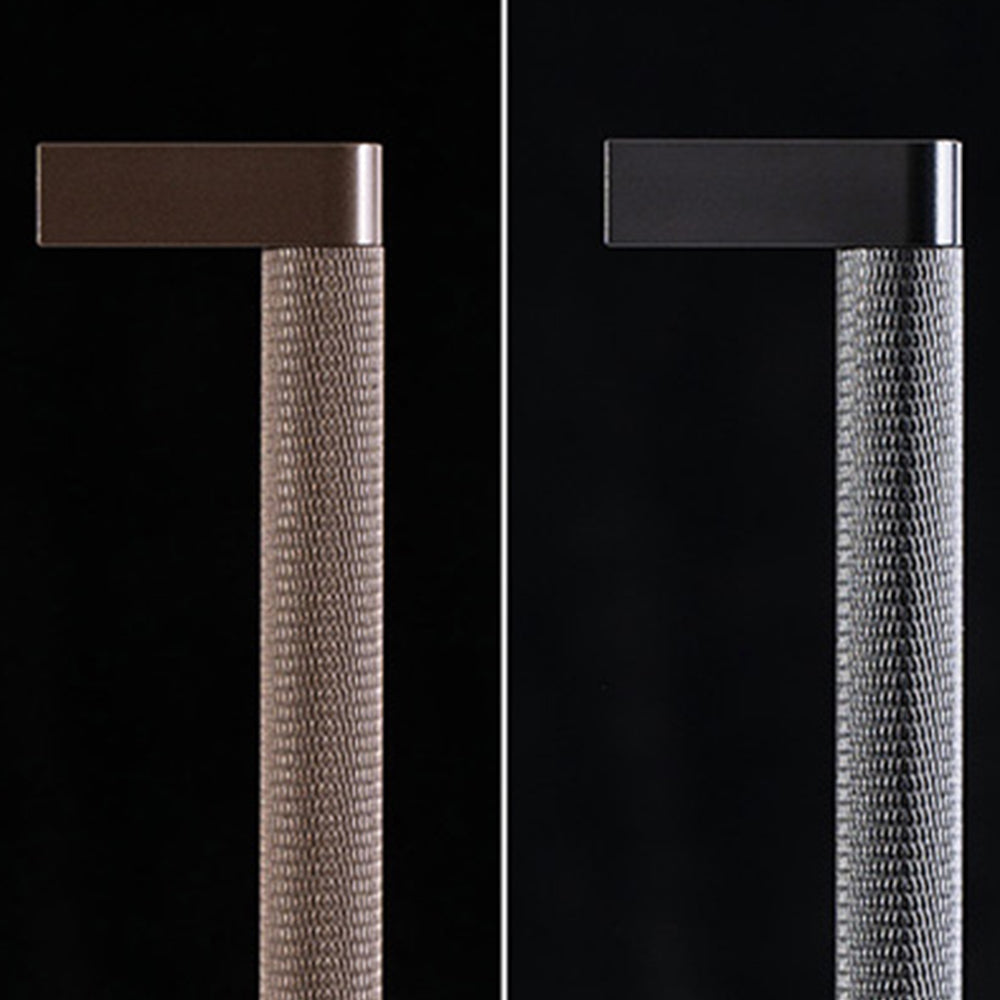 Contemporary Aluminum Alloy Furniture Cabinet Knurled Handles