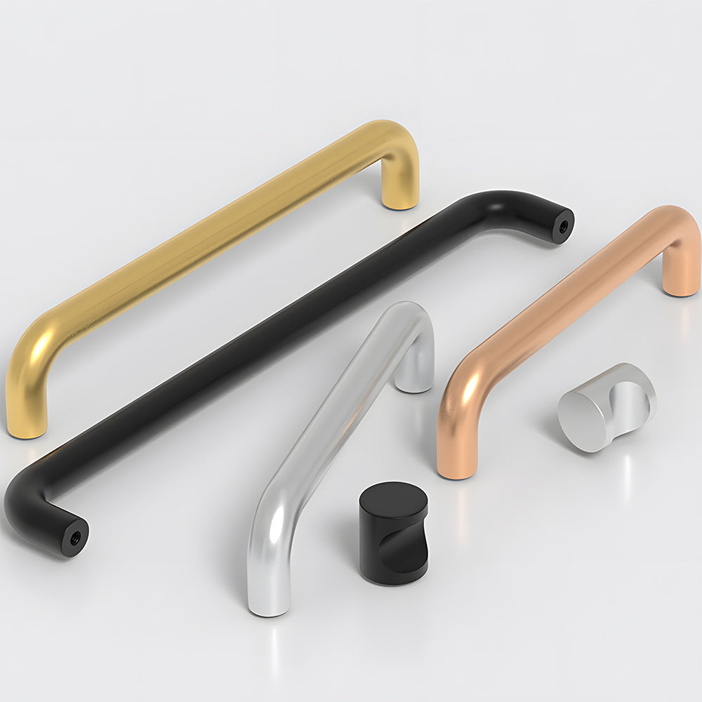 Space Aluminum Alloy Light Cabinet Handles