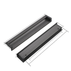 Minimalist Aluminum Alloy Flush Finger Edge Pulls